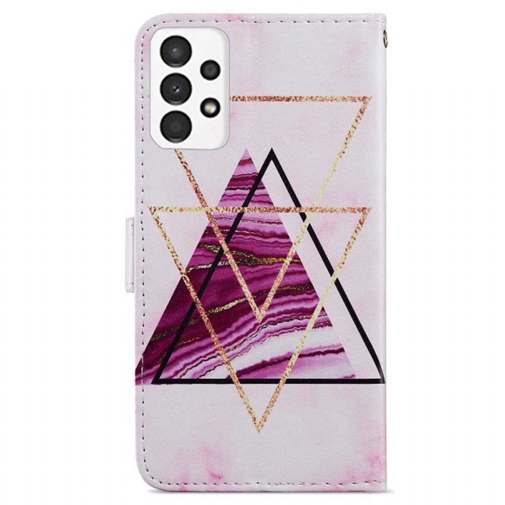 Folio-hoesje voor Samsung Galaxy A13 Intens Marmer