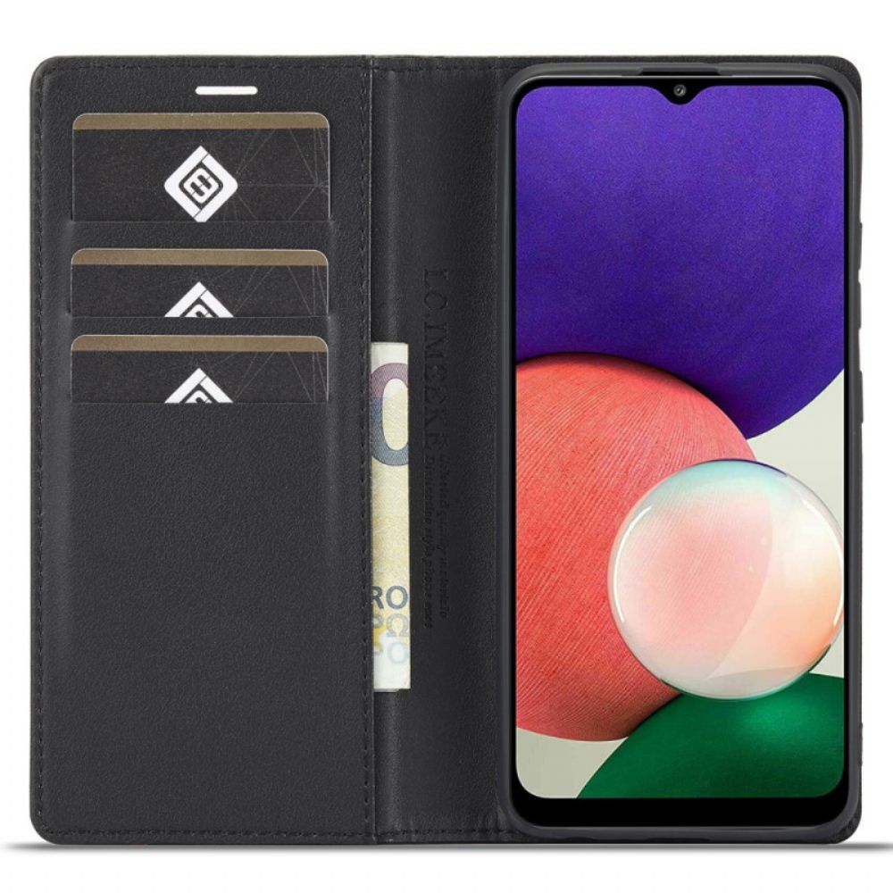 Folio-hoesje voor Samsung Galaxy A13 Koolstofvezel Lc.imeeke
