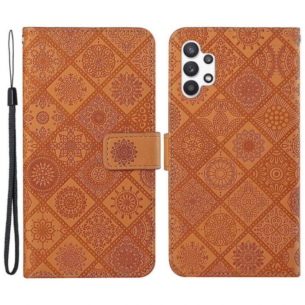 Folio-hoesje voor Samsung Galaxy A13 Tapijtpatroon