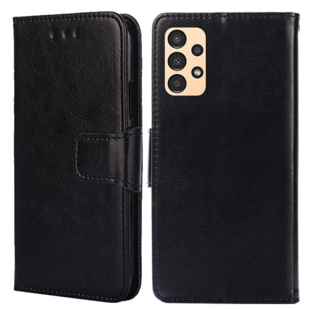 Folio-hoesje voor Samsung Galaxy A13 Vintage Lederen Stijl
