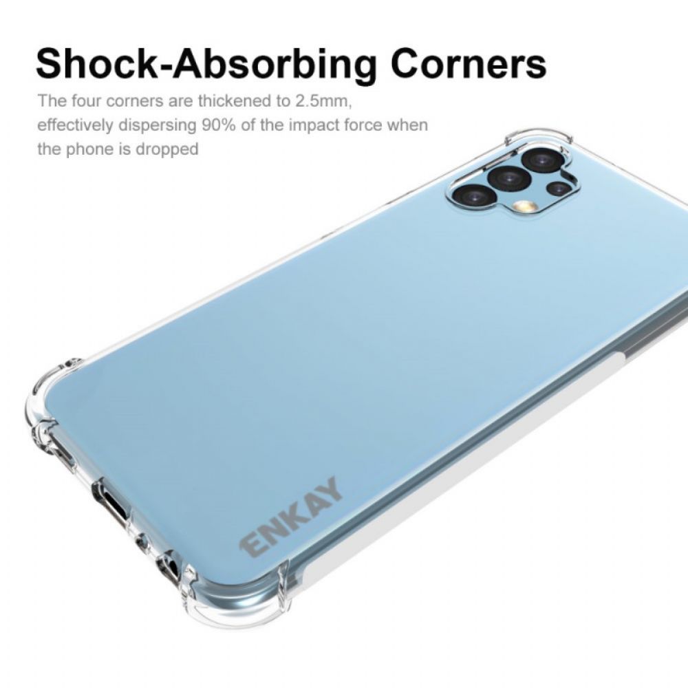Hoesje voor Samsung Galaxy A13 4g Transparant Enkay