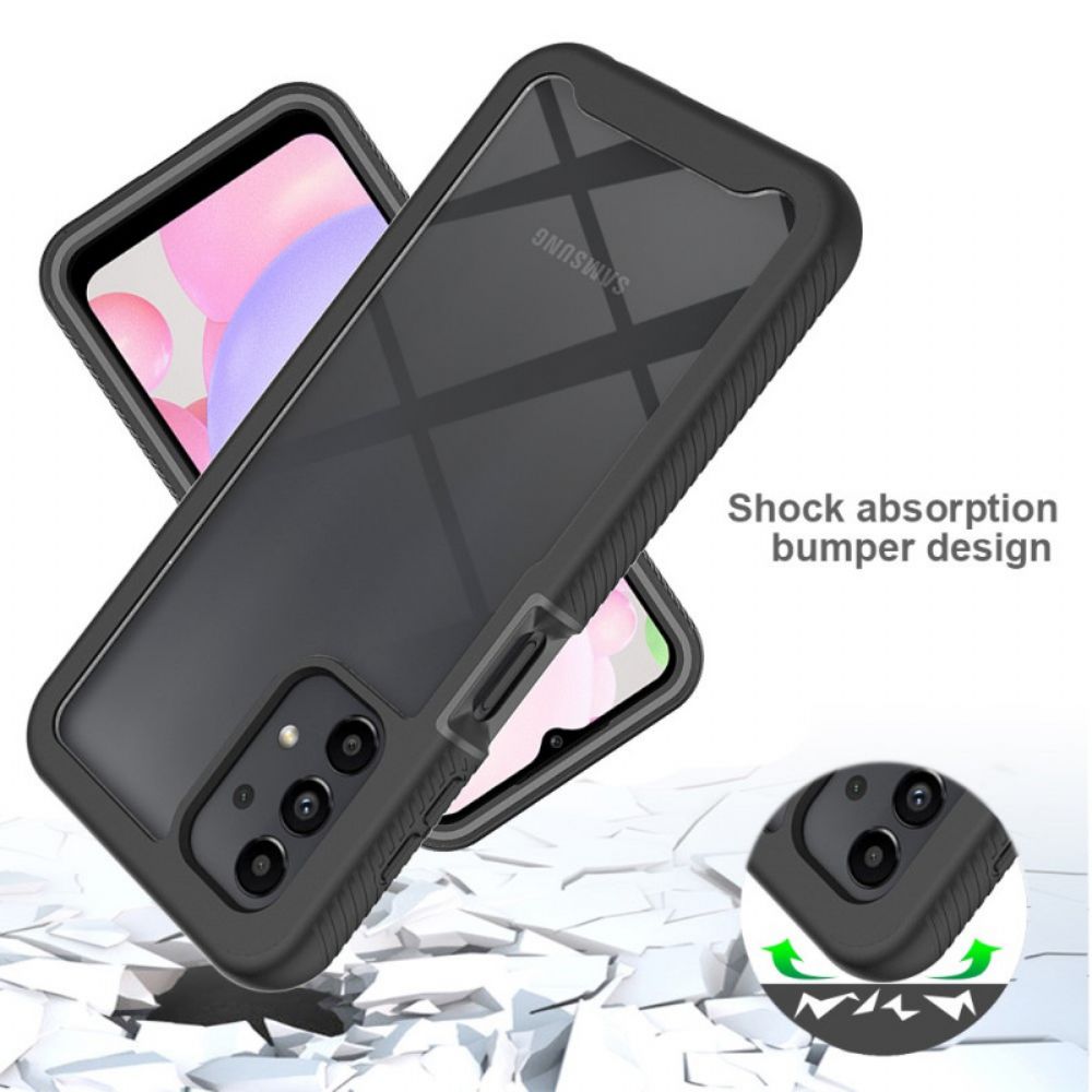 Hoesje voor Samsung Galaxy A13 Bumper En Schermbeschermer