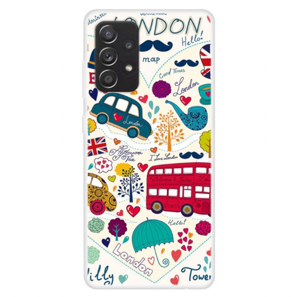 Hoesje voor Samsung Galaxy A13 Londen Leven