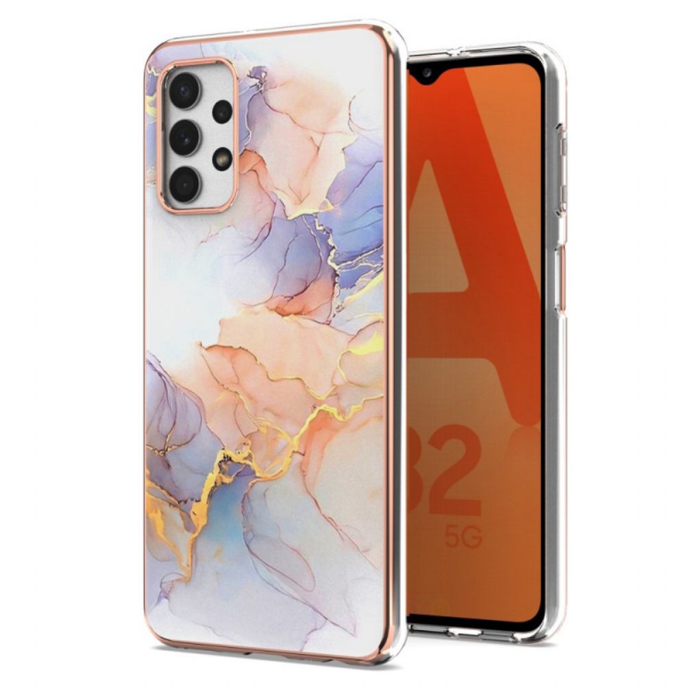 Hoesje voor Samsung Galaxy A13 Marmeren Aquarel