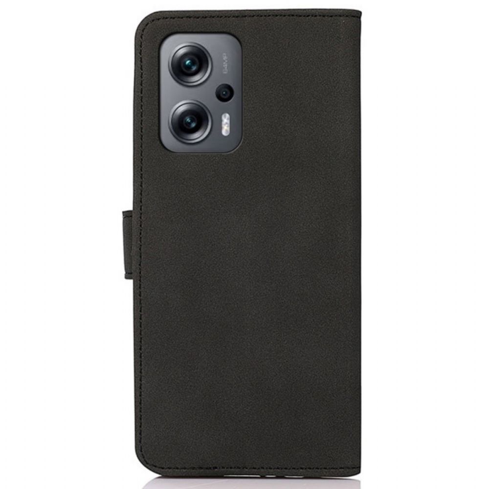 Folio-hoesje voor Poco X4 GT Khazneh Mode Leereffect