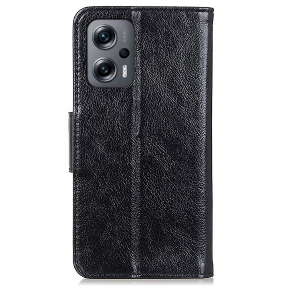 Leren Hoesje voor Poco X4 GT Nappa Splitleer