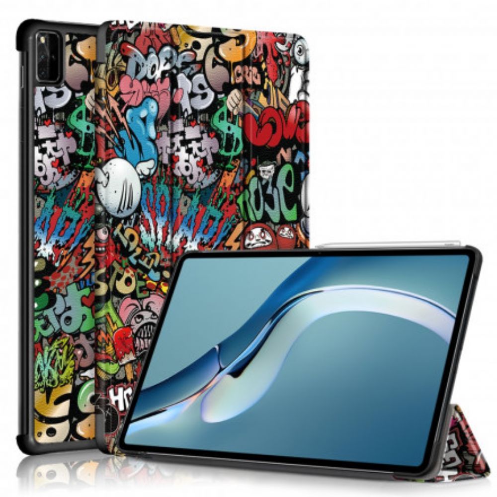 Bescherming Hoesje voor Huawei MatePad Pro 12.6 Verbeterde Graffiti