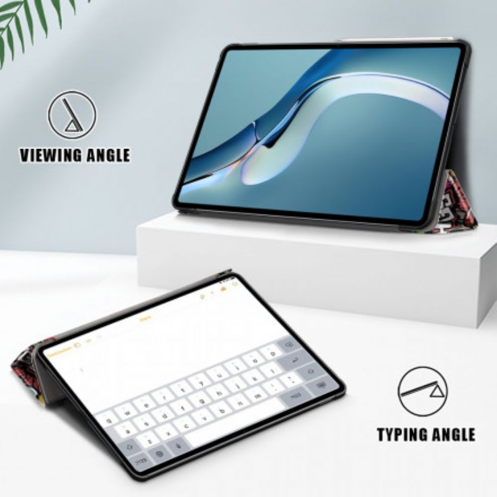Bescherming Hoesje voor Huawei MatePad Pro 12.6 Verbeterde Graffiti