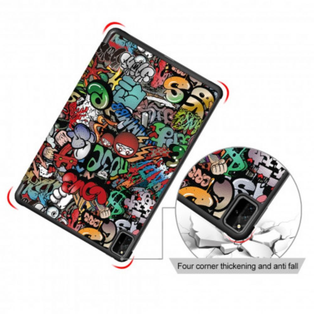 Bescherming Hoesje voor Huawei MatePad Pro 12.6 Verbeterde Graffiti