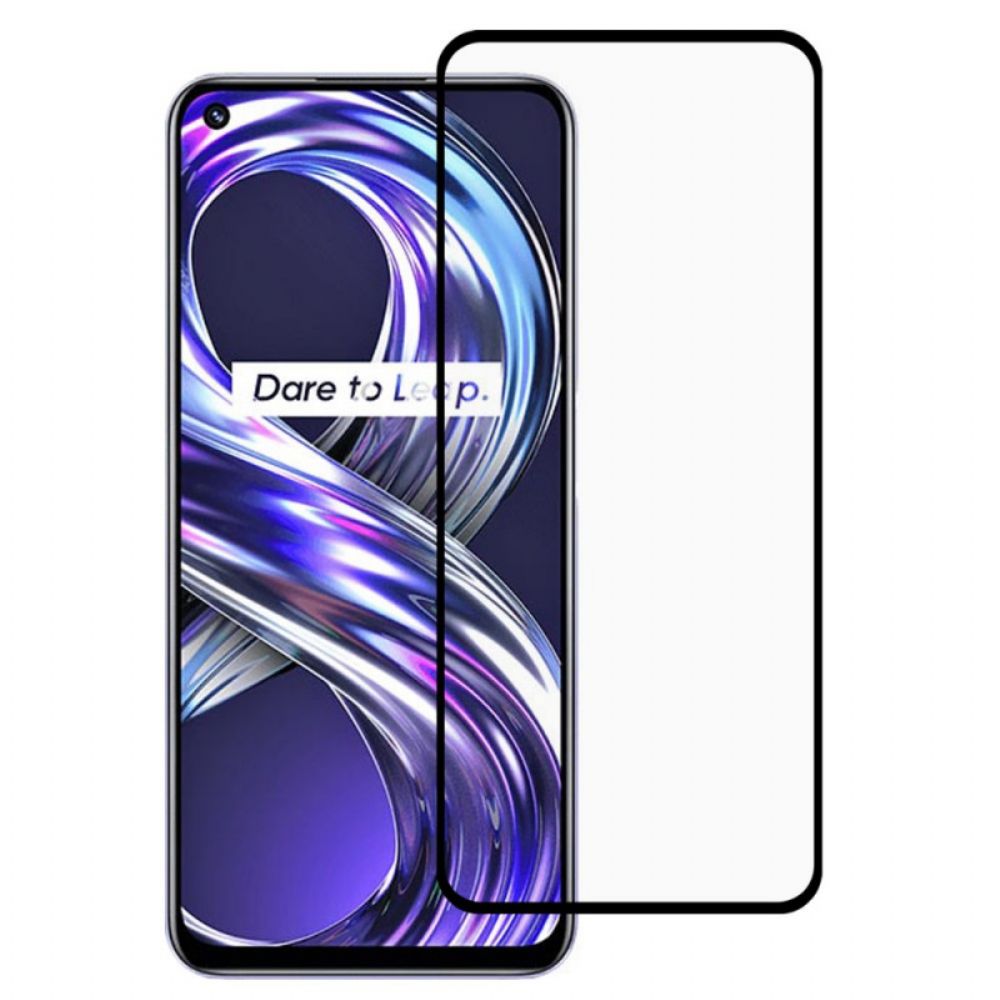 Realme 8I Screenprotector Van Gehard Glas Met Zwarte Rand