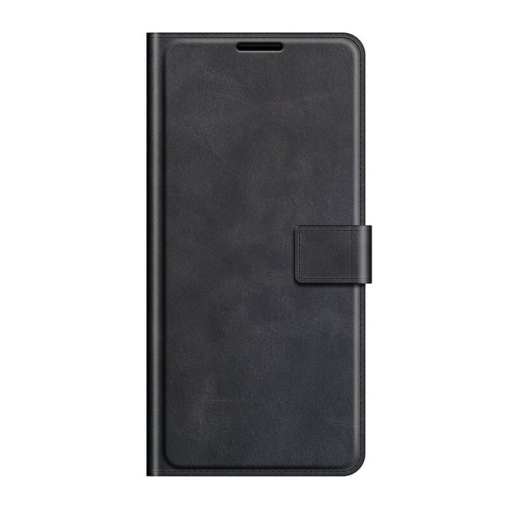 Folio-hoesje voor Oppo Find X3 Neo Extreem Slank Leereffect