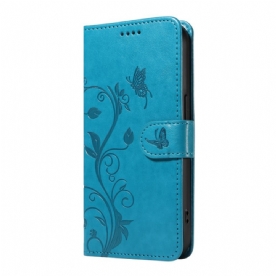 Bescherming Hoesje Xiaomi 15 Pro Bloemen- En Vlinderpatroon