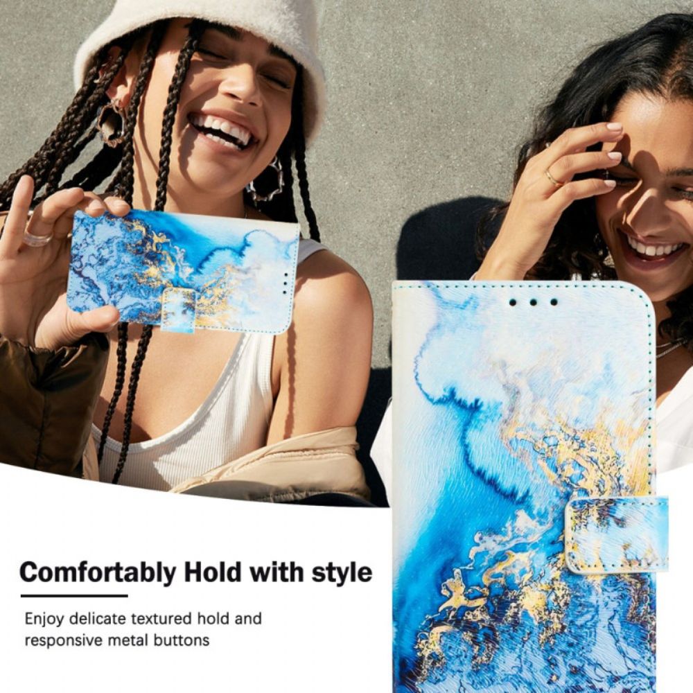 Bescherming Hoesje Xiaomi 15 Pro Oceaanmarmer