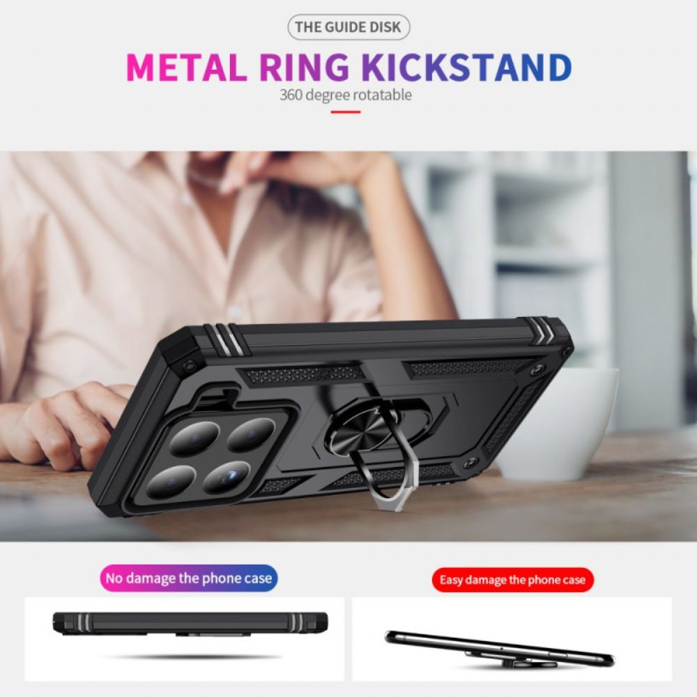 Case Hoesje Xiaomi 15 Pro Telefoonhoesje Ultrabestendige Draaibare Standaard