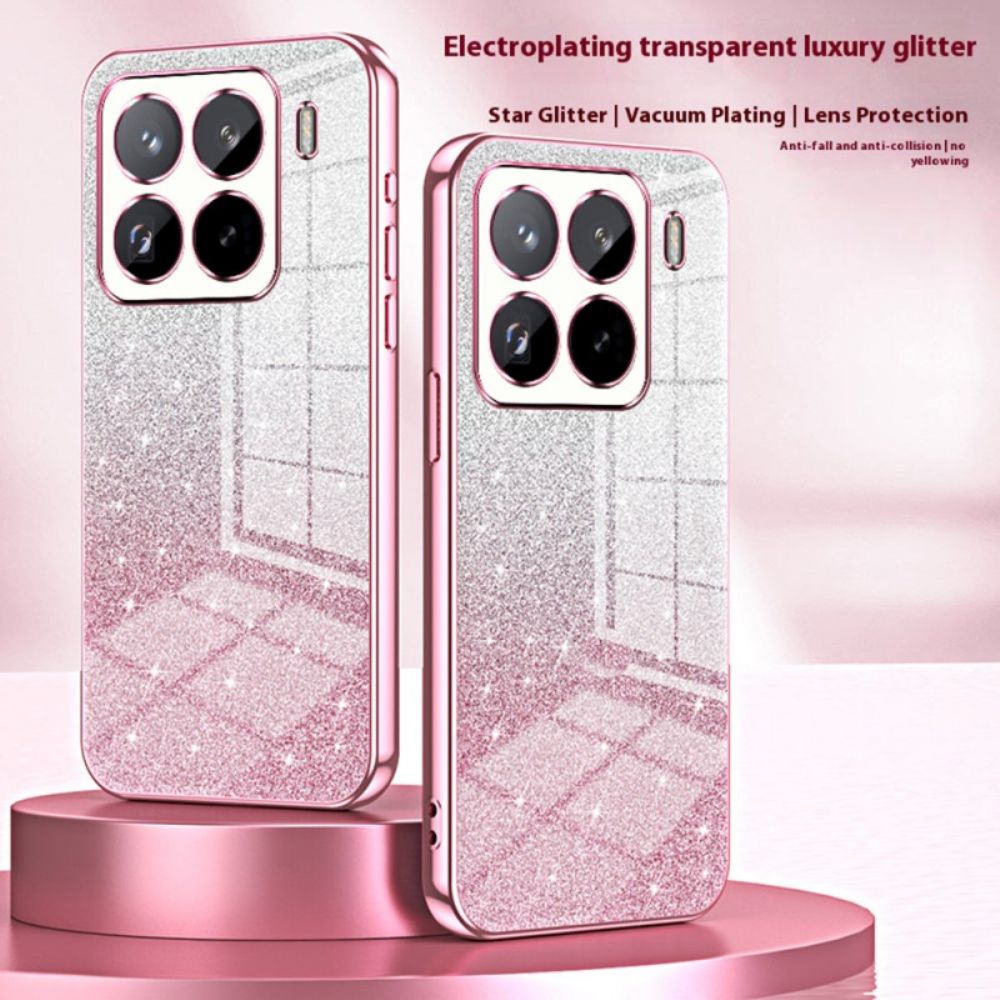 Cover Hoesje Xiaomi 15 Pro Telefoonhoesje Gradiënt Glitter
