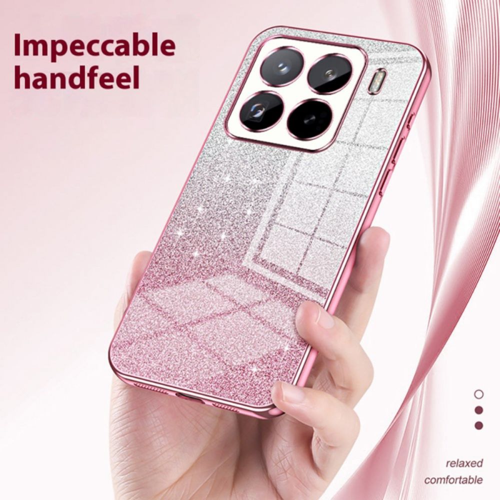 Cover Hoesje Xiaomi 15 Pro Telefoonhoesje Gradiënt Glitter