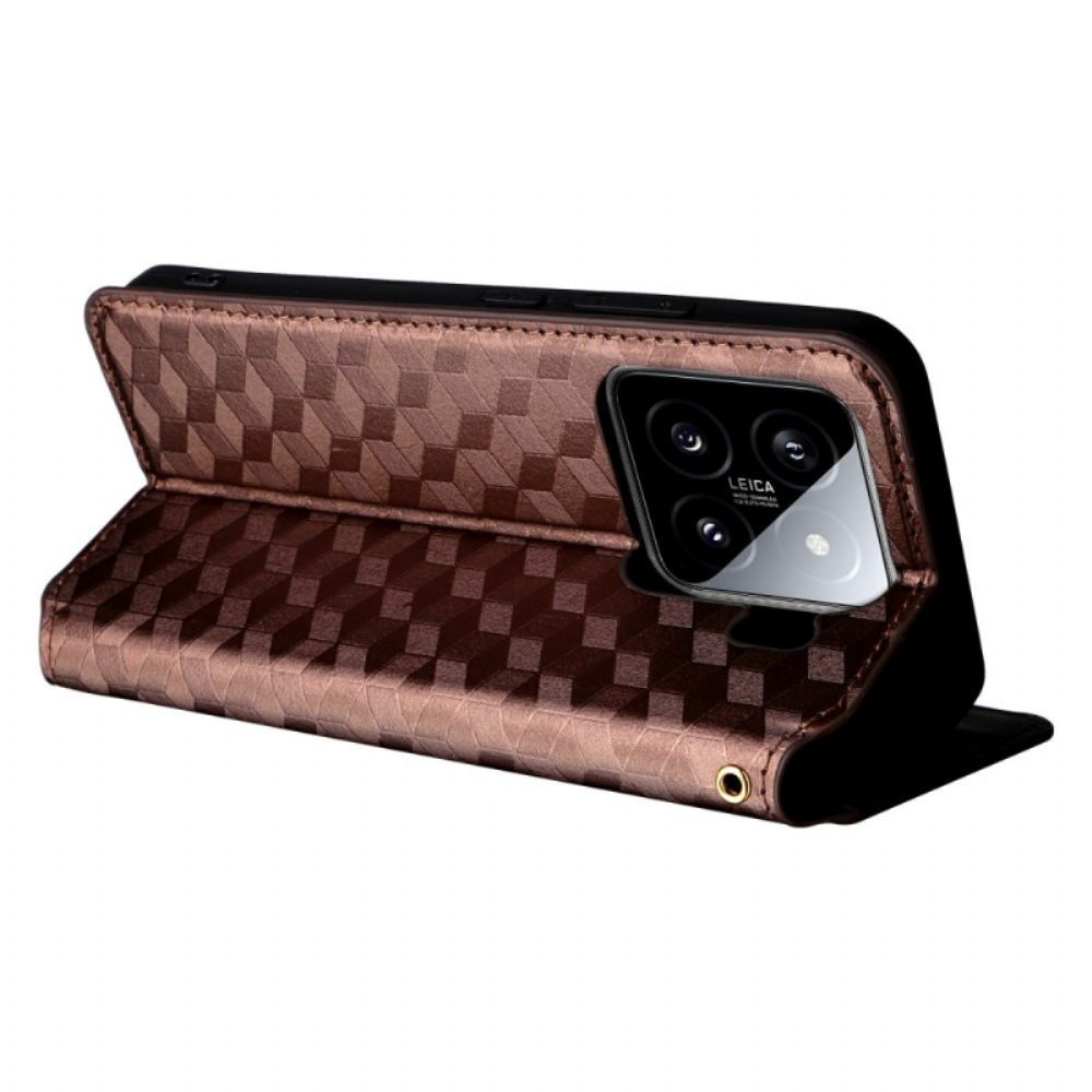 Folio-hoesje Xiaomi 15 Pro 3d-patroon