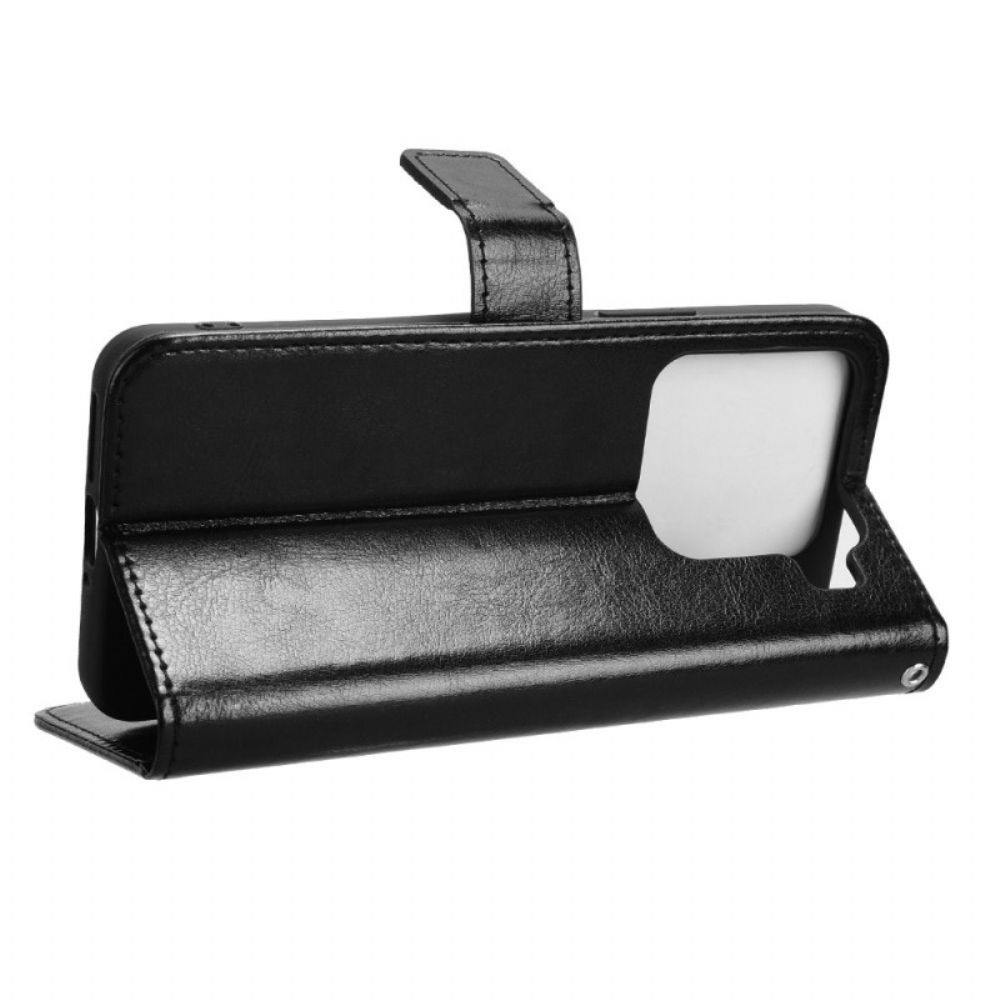 Folio-hoesje Xiaomi 15 Pro Opvallend Imitatieleer Leer