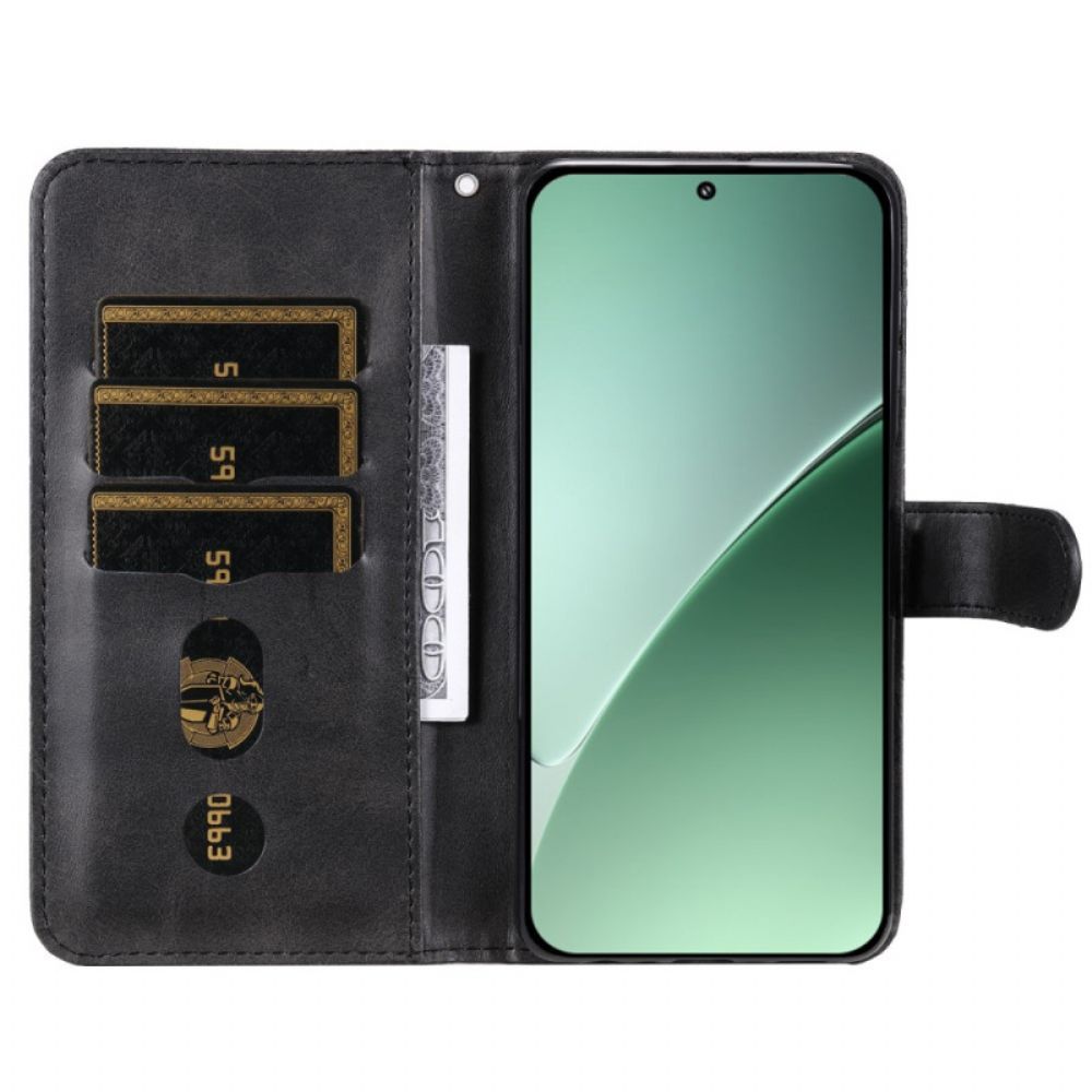 Folio-hoesje Xiaomi 15 Pro Portemonnee Met Ritssluiting