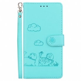 Folio-hoesje Xiaomi 15 Pro Rfid-blokkerend Kattenmotief