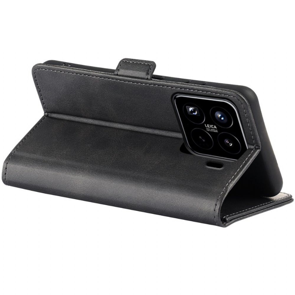 Folio-hoesje Xiaomi 15 Pro Telefoonhoesje Dubbele Sluiting