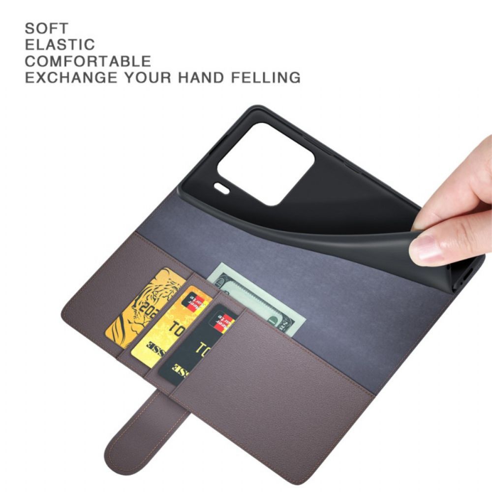 Folio-hoesje Xiaomi 15 Pro Telefoonhoesje Echt Leer