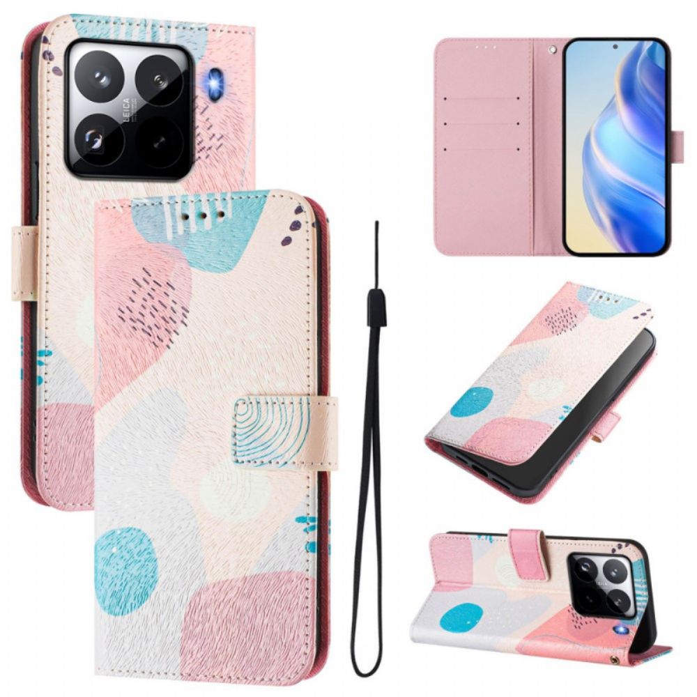 Folio-hoesje Xiaomi 15 Pro Telefoonhoesje Graffiti-patroon