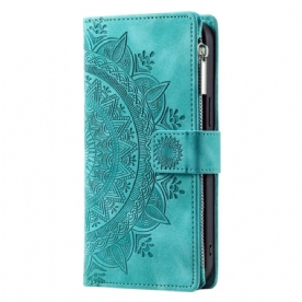Folio-hoesje Xiaomi 15 Pro Telefoonhoesje Portemonnee Met Mandala-suède-effect