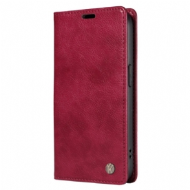 Folio-hoesje Xiaomi 15 Pro Yikatu Leer-effect