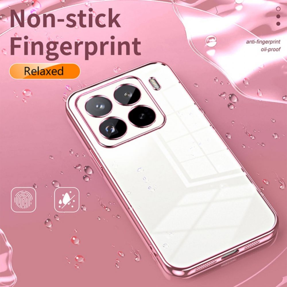 Hoesje Voor Xiaomi 15 Pro Rand Met Metaaleffect