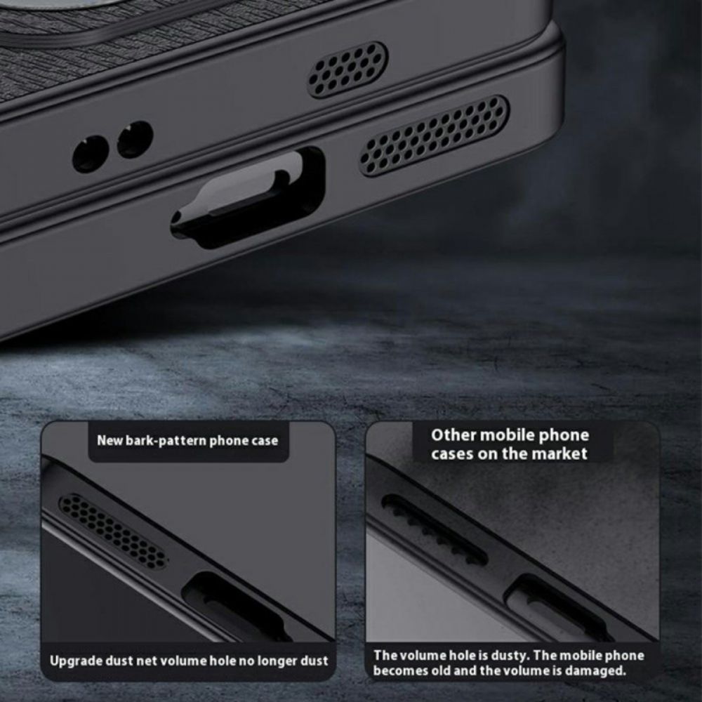 Hoesje Xiaomi 15 Pro Houtnerf Bescherming Hoesje