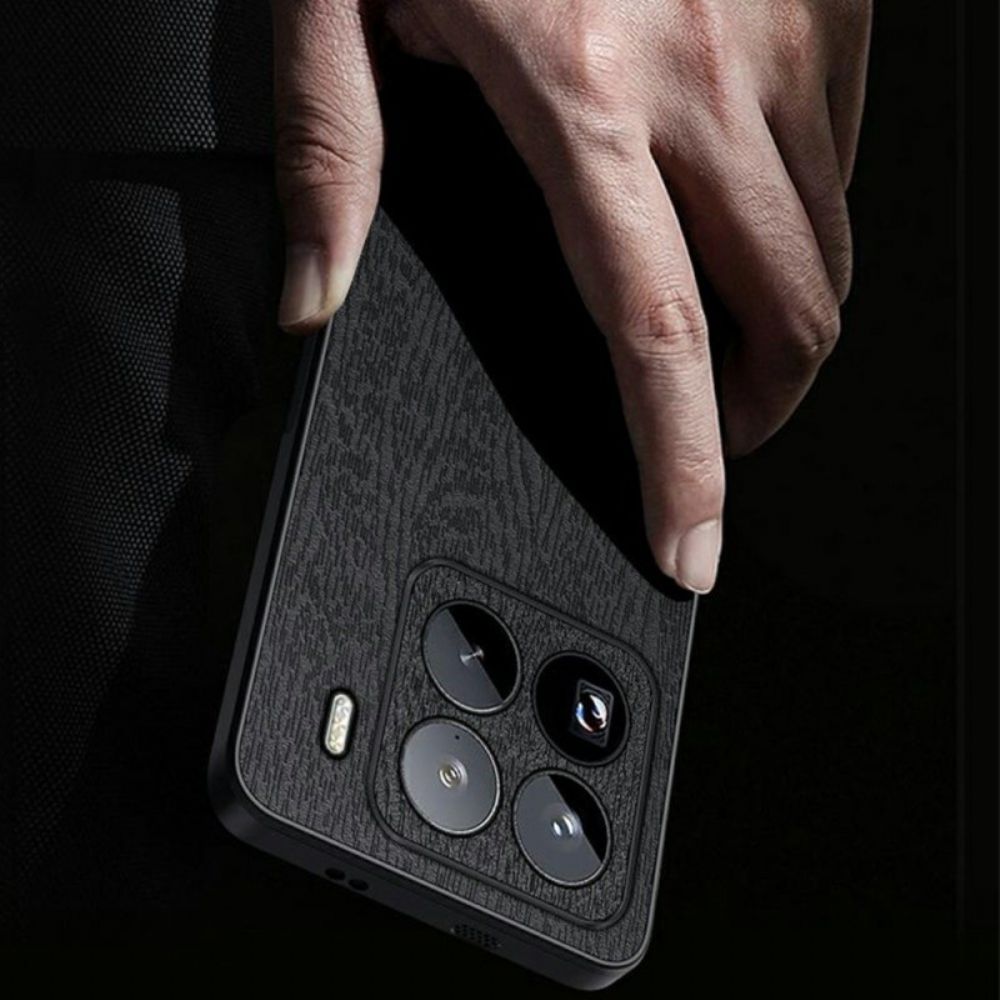 Hoesje Xiaomi 15 Pro Houtnerf Bescherming Hoesje