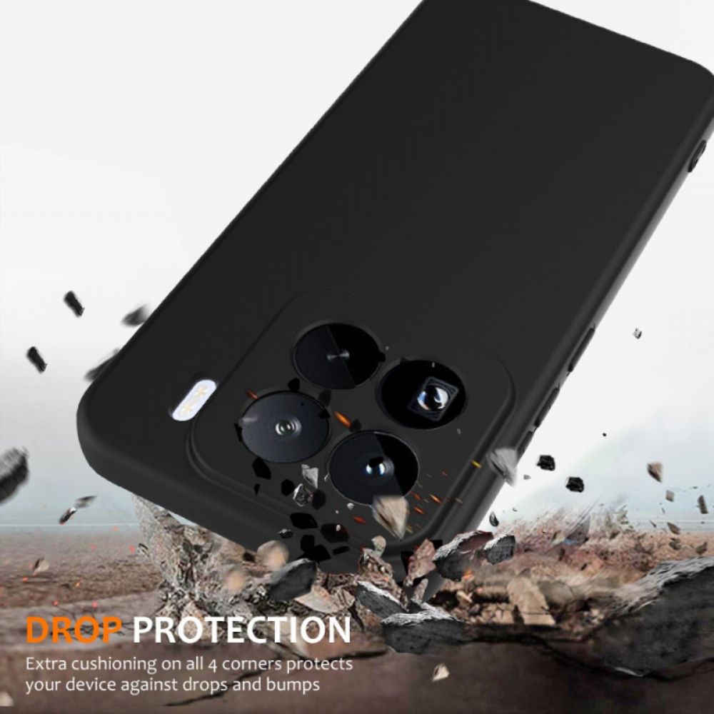 Hoesje Xiaomi 15 Pro Magsafe-compatibele Vloeibare Siliconen Met Riem