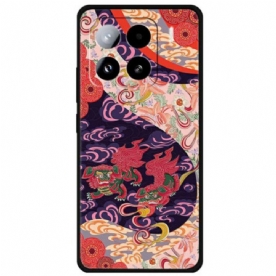 Hoesje Xiaomi 15 Pro Twee Leeuwen In De Wolken