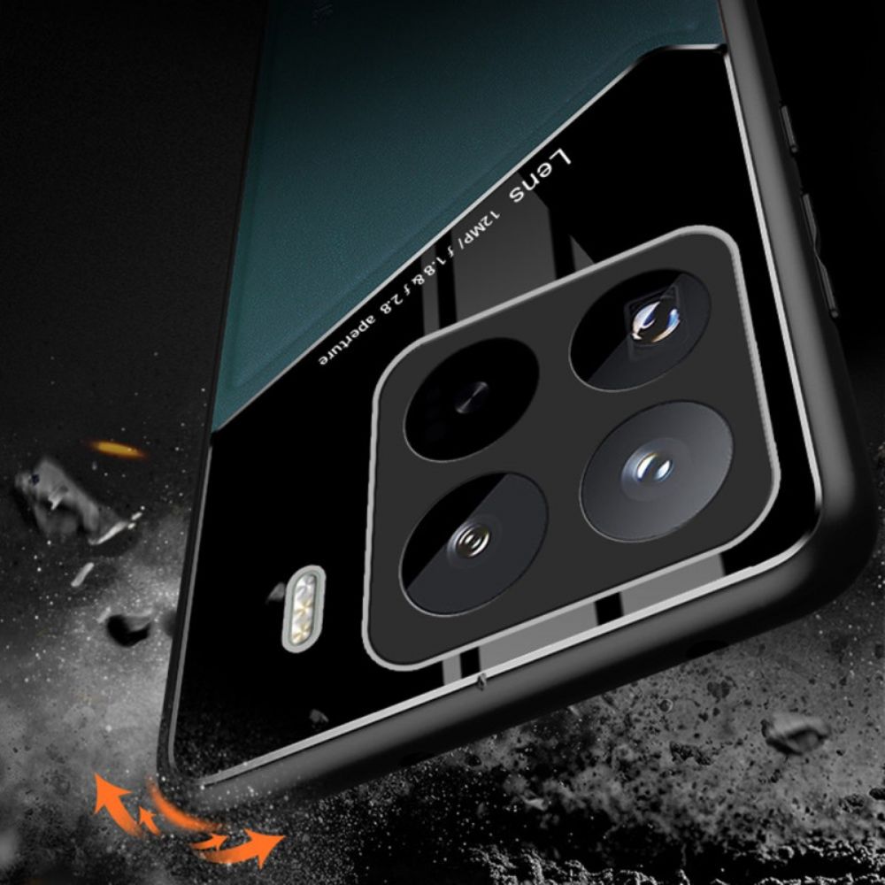 Hoesje Xiaomi 15 Pro Ultradun Imitatieleer Bescherming Hoesje