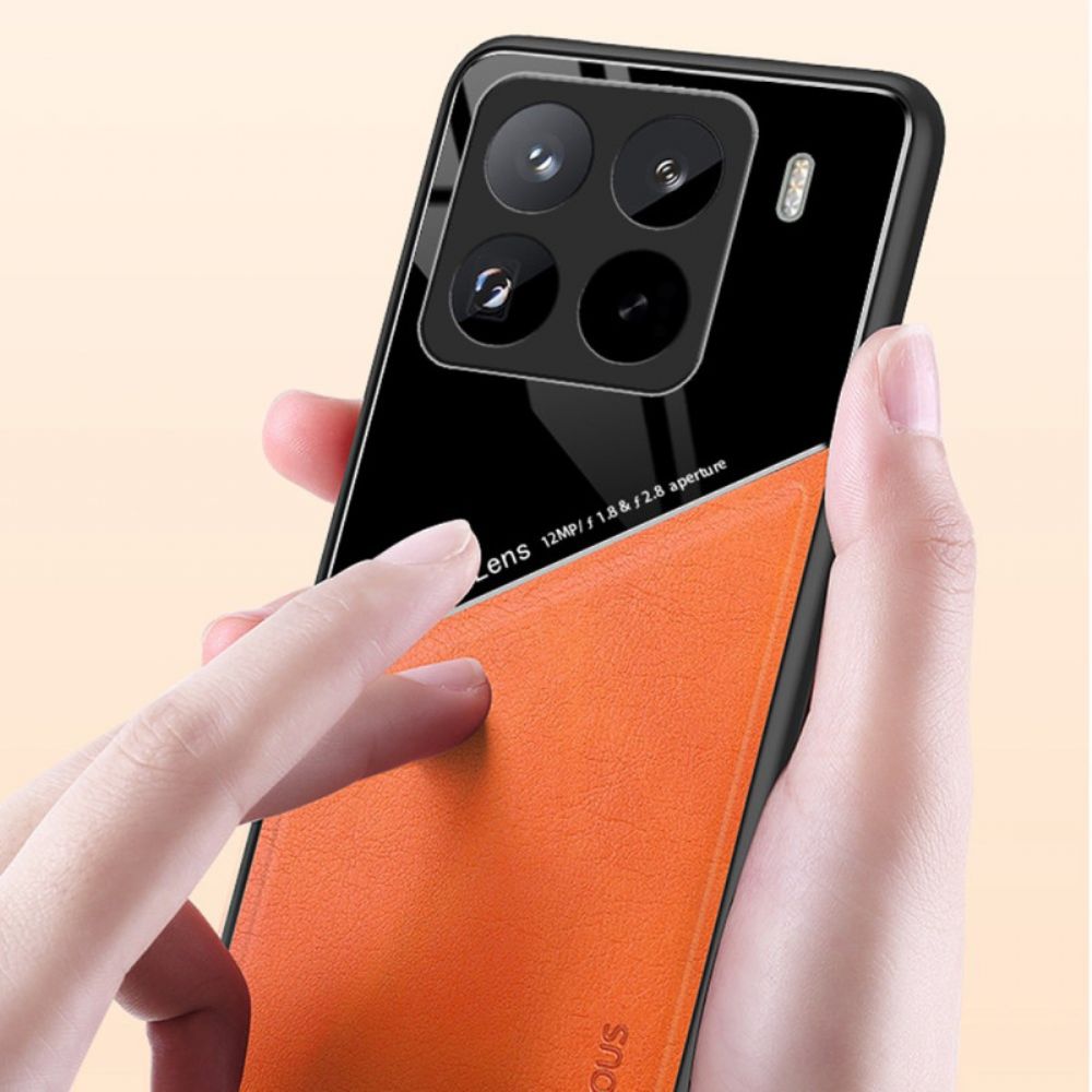 Hoesje Xiaomi 15 Pro Ultradun Imitatieleer Bescherming Hoesje