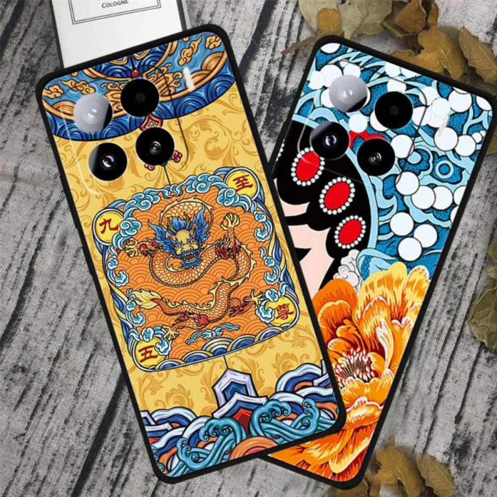 Hoesje Xiaomi 15 Pro Vrouw En Perzikbloesems