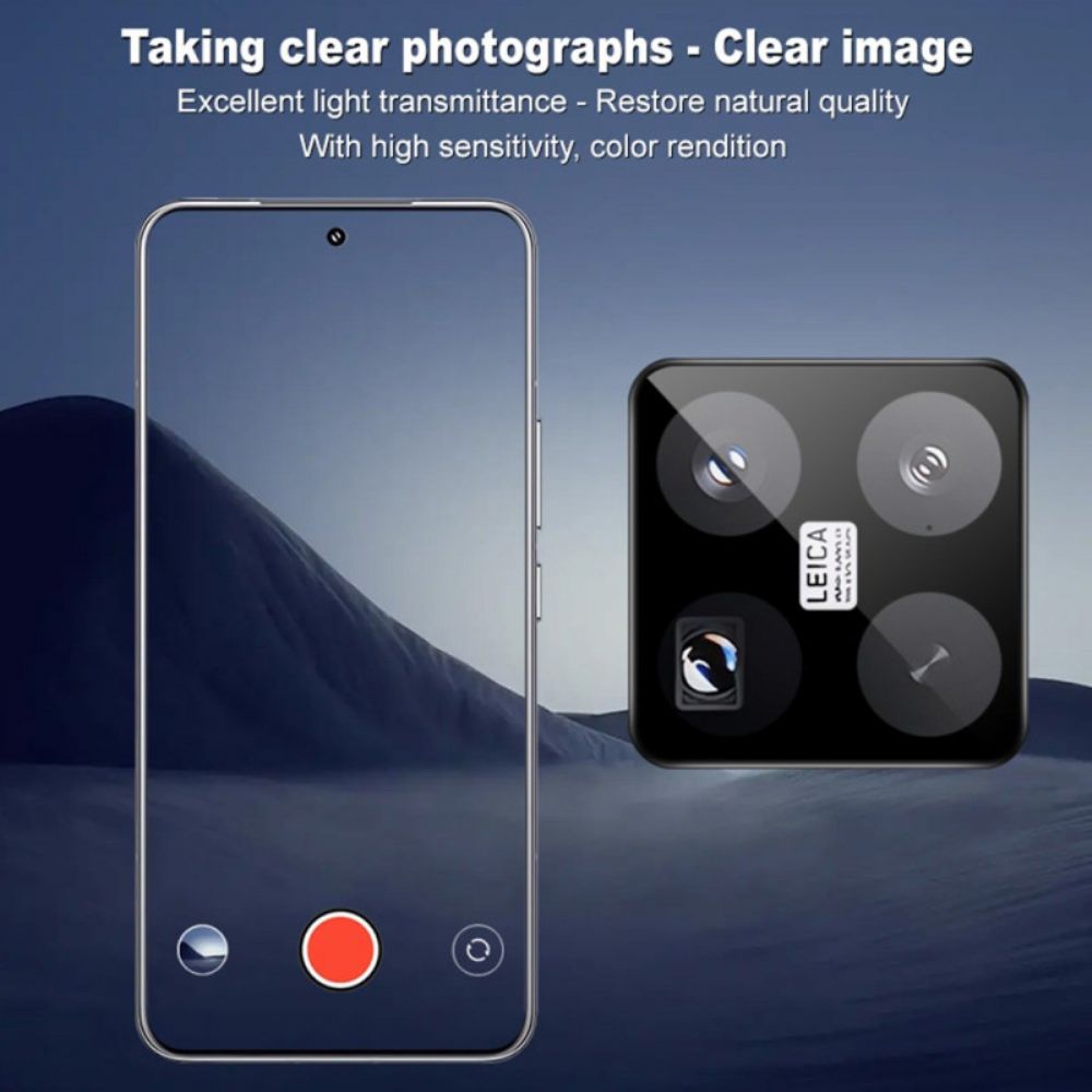 Lensprotector Van Gehard Glas Voor Xiaomi 15 Pro Met Zelfaanpassend Frame