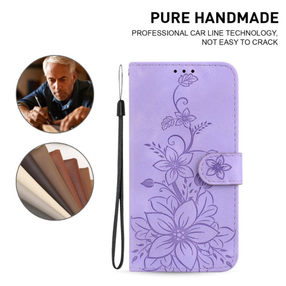 Leren Hoesje Xiaomi 15 Pro Fleur-de-lis Bescherming Hoesje