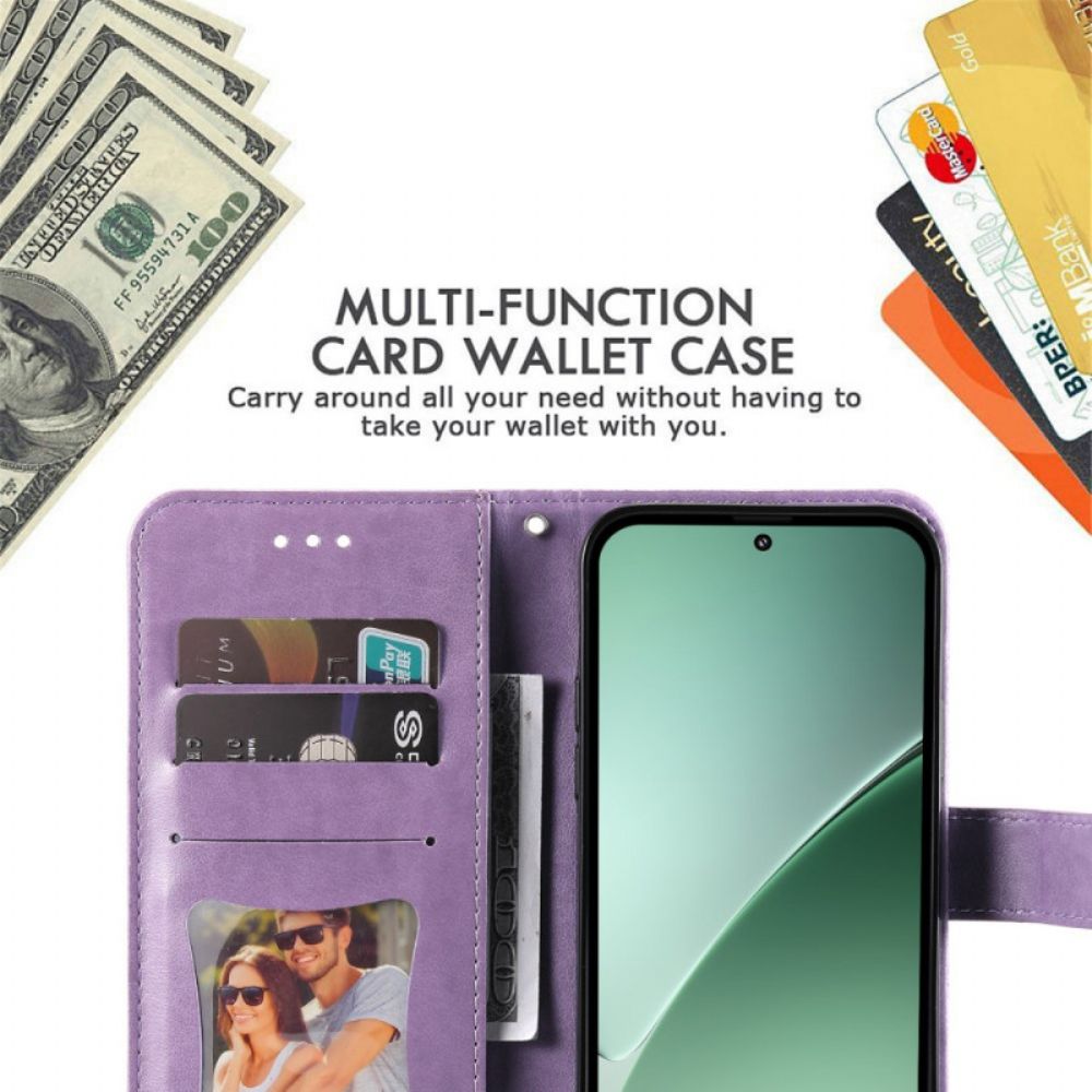 Leren Hoesje Xiaomi 15 Pro Mandala-print Bescherming Hoesje