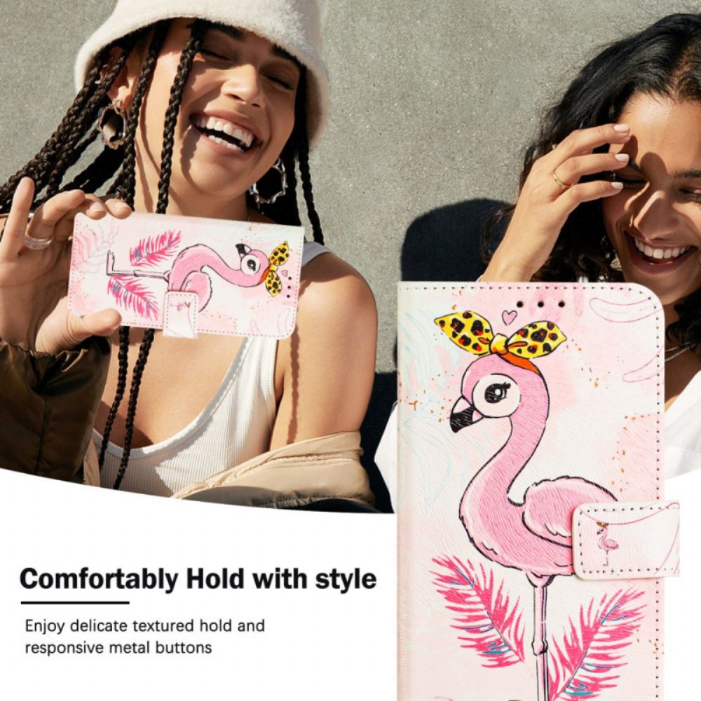 Leren Hoesje Xiaomi 15 Pro Vogelpatroon