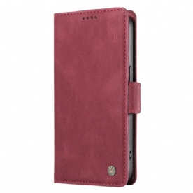 Leren Hoesje Xiaomi 15 Pro Yikatu Suède-effect Bescherming Hoesje