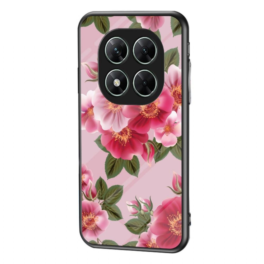Cover Hoesje Poco X7 5g Telefoonhoesje Bloemenprint