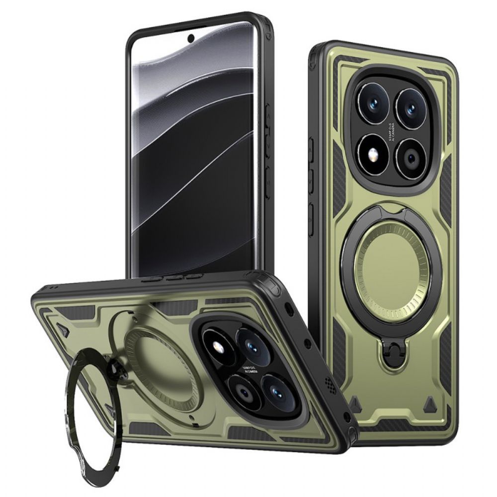 Cover Hoesje Poco X7 5g Telefoonhoesje Draaibare Houder En Magsafe-compatibel