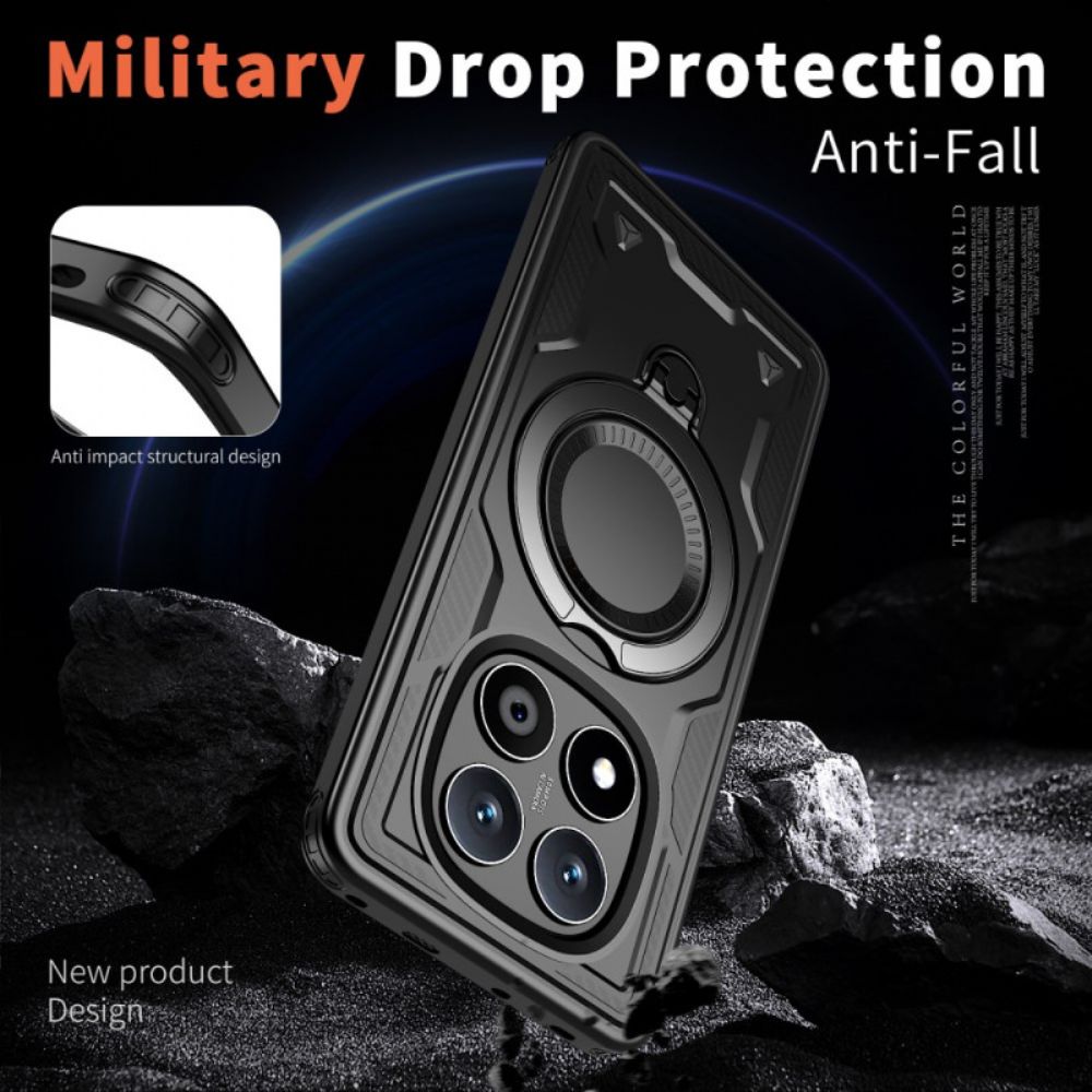 Cover Hoesje Poco X7 5g Telefoonhoesje Draaibare Houder En Magsafe-compatibel