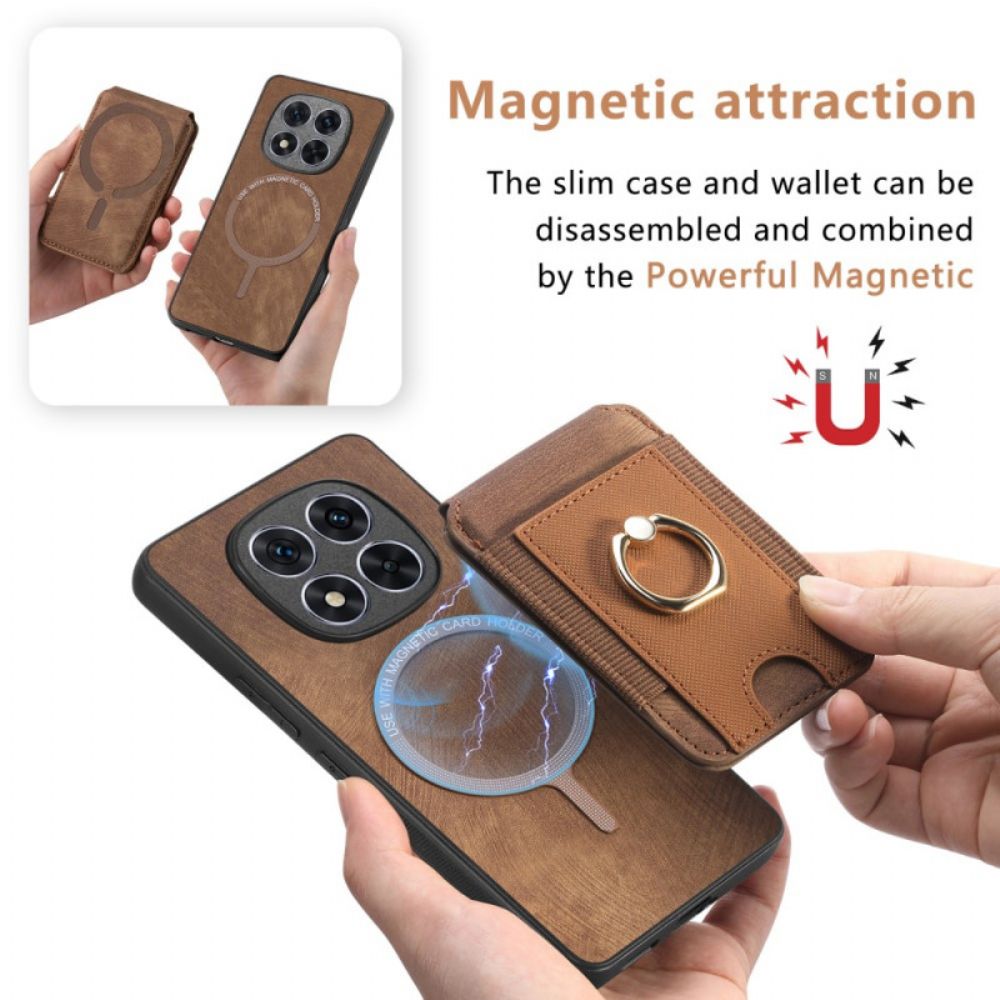 Cover Hoesje Poco X7 5g Telefoonhoesje Magnetische Kaarthouder Met Verticale Klep