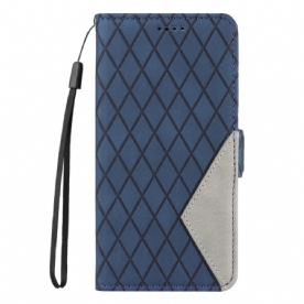 Flip Case Leren Poco X7 5g Diamanten