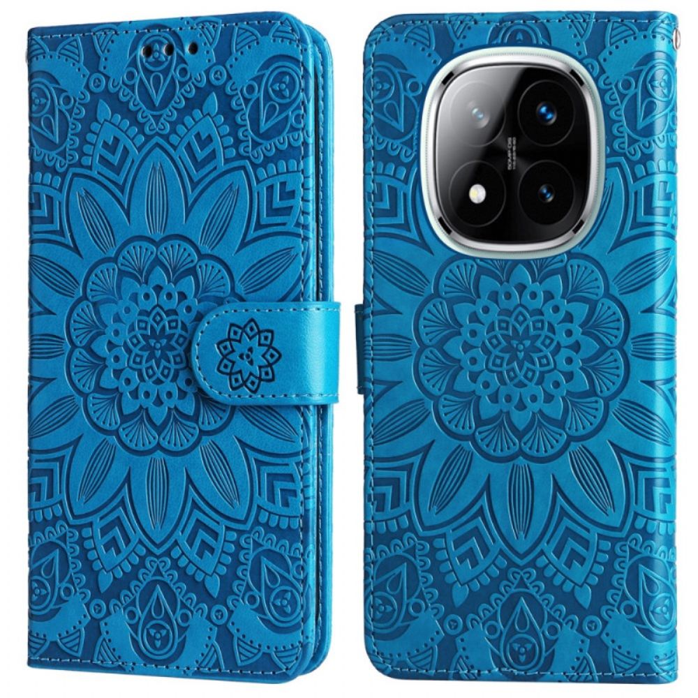 Flip Case Leren Poco X7 5g Opvallende Mandala