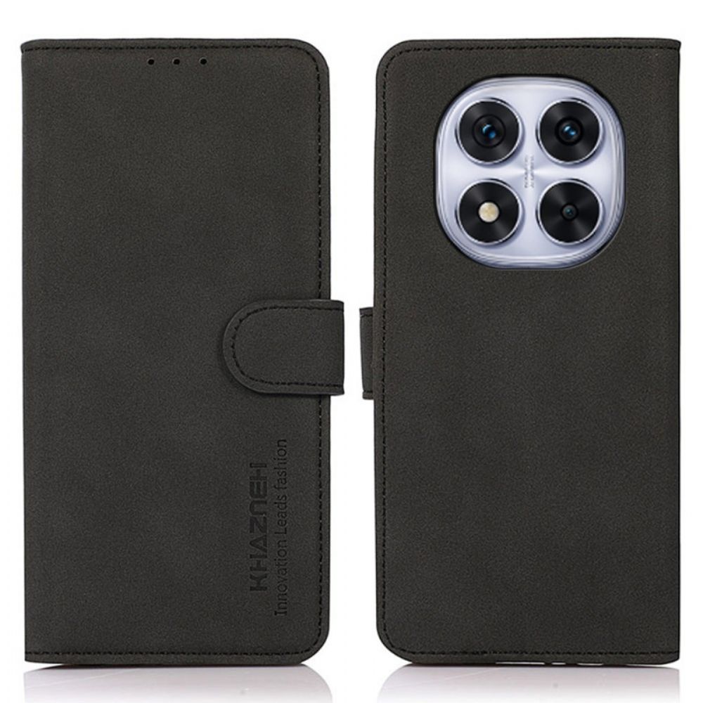 Folio-hoesje Poco X7 5g Telefoonhoesje Abeel Suède-effect