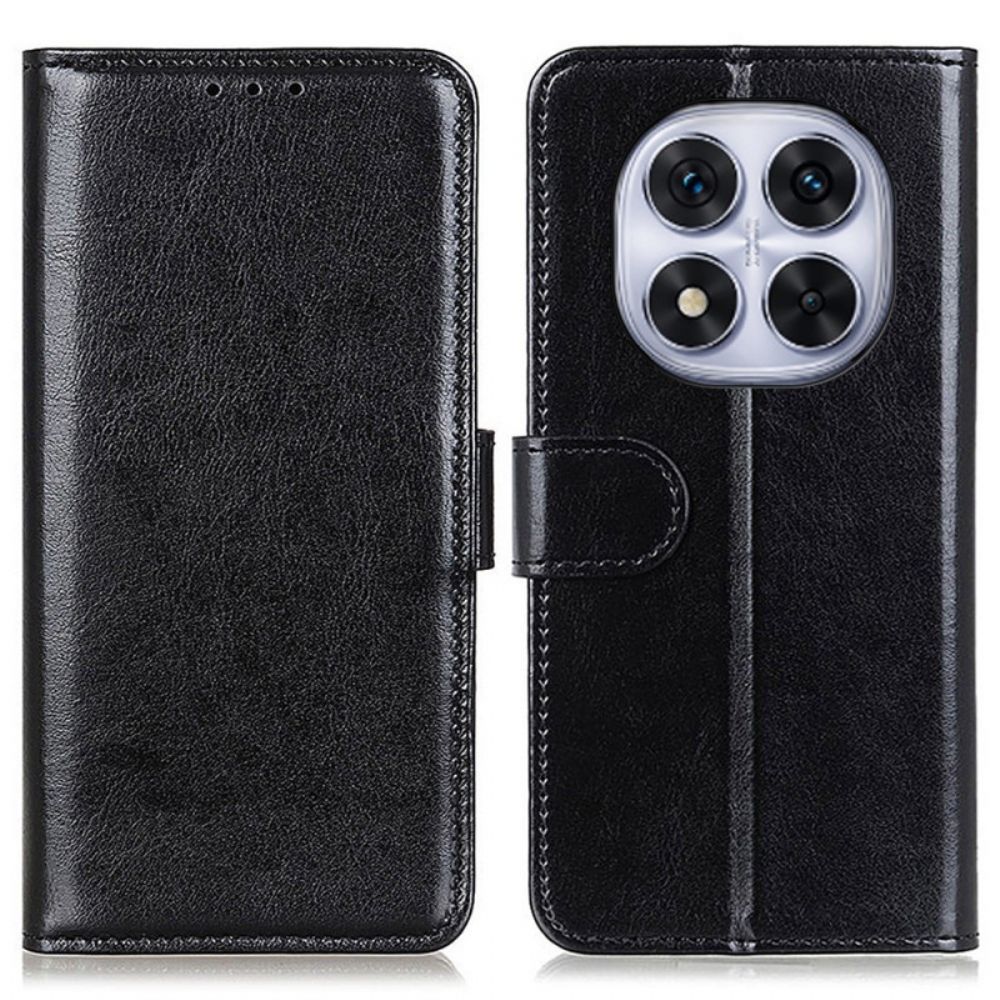 Folio-hoesje Poco X7 5g Telefoonhoesje Gewaxt Kunstleer